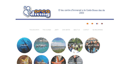Desktop Screenshot of orcadiving.net